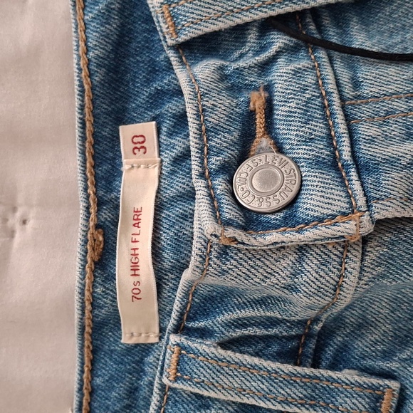 📢 SALE Levi's 70s High Flare Jeans You and I Nwt Sz 30 - Picture 10 of 14